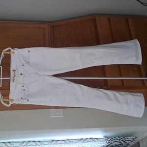 Levi's 515 Nouveau Boot Cut White denim jeans Women's Size 10L